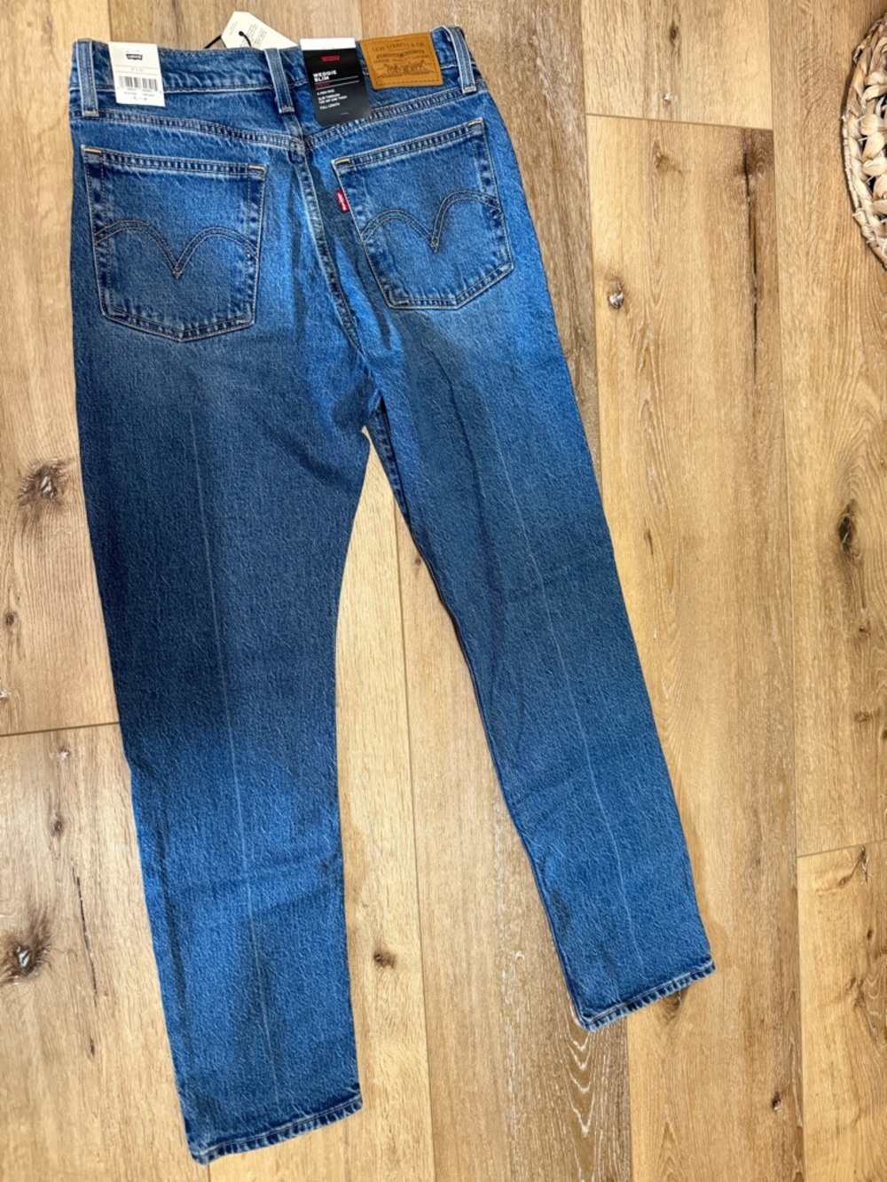 Levi's Classic Wedgie Slim High Rise Jeans